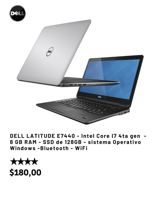 LAPTOP DELL LATITUDE E7440
